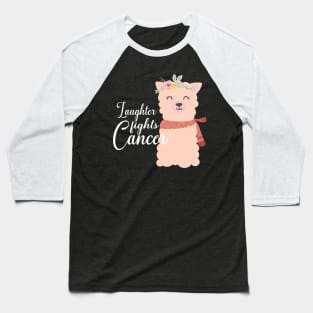 'Laughter Fights' Cancer Awareness Shirt Baseball T-Shirt